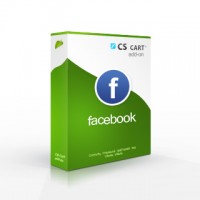 Facebook connection addon for CS-Cart