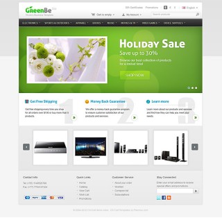 PSD ecommerce template
